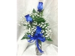 Royal Sapphire - 3 Stems In Vase