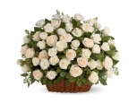 Beautiful in White - 36 Stems Basket