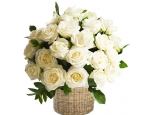 Stunning Roses - 24 Stems in Basket