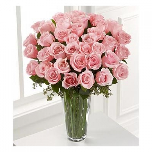 Pink Princess - 36 Stems In Vase
