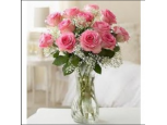 Pink Stunning - 12 Stems  Vase