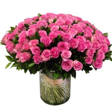 Pink Kisses - 36 Stems Vase