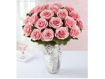 Pink Petals Roses - 24 Stems Vase