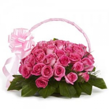 Pink Passion - 36 Stems Basket