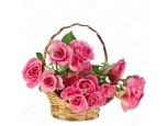 Pink Stunning - 12 Stems  Basket
