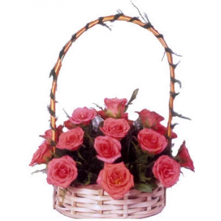 Dazzling Her Day - 24 Stems Basket