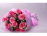 Perfectly Pink Rose - 12 Stems Bouquet