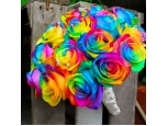 Rainbow Rose 1 Dozen