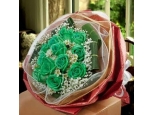 Double Dip Green - 12 Stems Bouquet