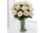 White Jewels - 12 Stems In Vase