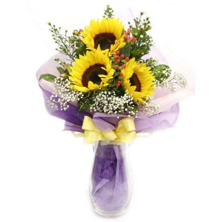 Smiling Sun - 3 Stems