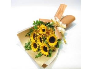 Shining Flowers Bouquet -10 Stems