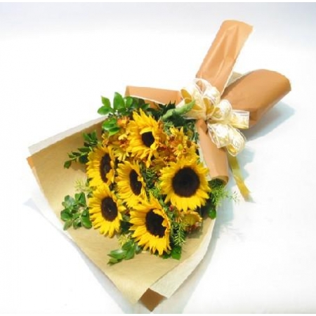 Shining Flowers Bouquet -10 Stems