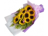Shining Flowers Bouquet - 12 Stems