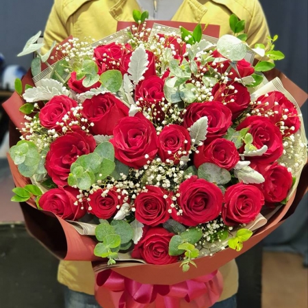 24 Red Roses Bouquet