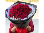 24 Red Roses Bouquet