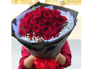 24 Red Roses Bouquet