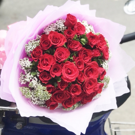 24 Red Roses Bouquet