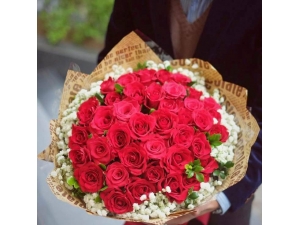 24 Red Roses Bouquet