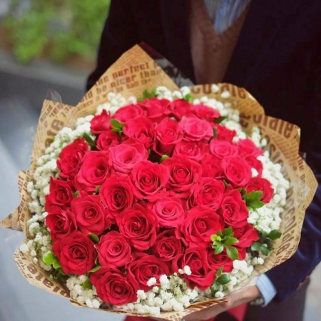 24 Red Roses Bouquet