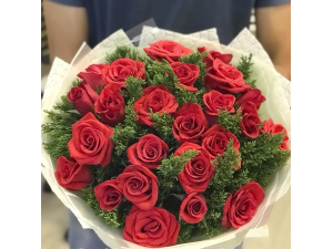 24 Red Roses Bouquet