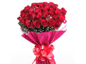 24 Red Roses Bouquet