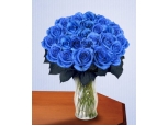 Blue Clues - 24 Stems In Vase