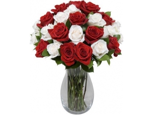 Fairy Tale Romance - 24 Stems Vase