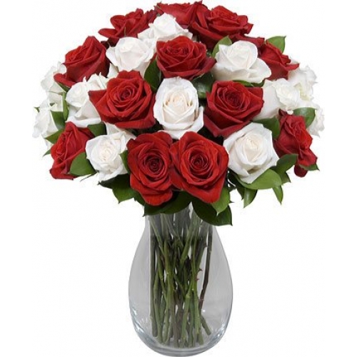 Fairy Tale Romance - 24 Stems Vase