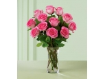 Blushing Hue - 12 Stems In Vase
