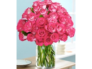 Pink Pearl - 36 Stems In Vase