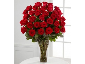 Exquisite Rose - 36 Stems Vase