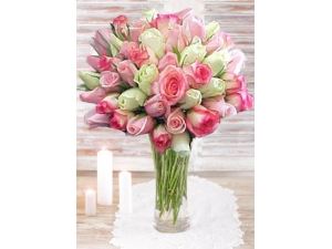 Meaningful Roses - 36 Stems In Vase