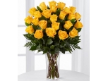 Glowing Roses - 24 Stems In Vase