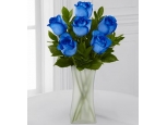 Blue Hues - 6 Stems In Vase