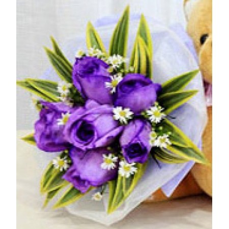 Purple Reign -  6 Stems Bouquet