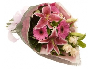 Pink Mixed Floral Bouquet