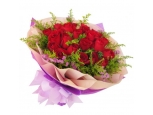Stunning 24 Red Roses Bouquet