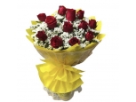 12 Red Roses Bouquet