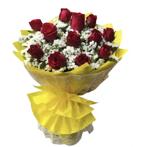 12 Red Roses Bouquet