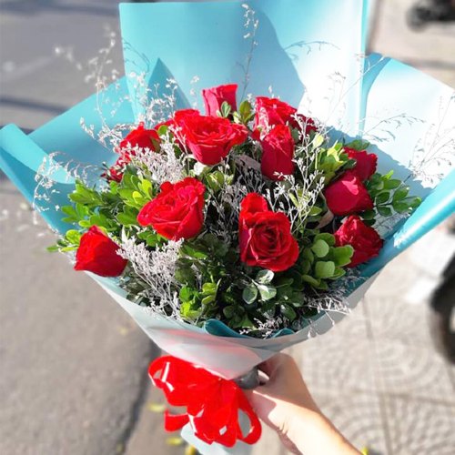 12 Red Roses Bouquet